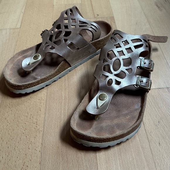 Limited Edition Birkenstock Jakarta sandals, Gold - extremely rare! 💎 - Picture 3 of 14